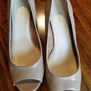 Cole Haan peep toe shoes